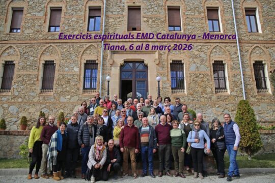 Exercicis espirituals dels Equips de la Mare de Déu. Quaresma 2026