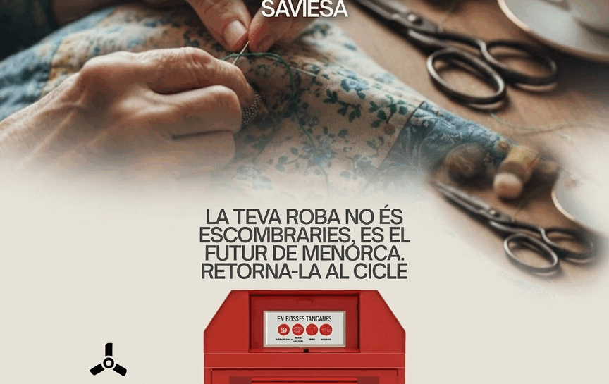 Campanya de Càritas Menorca i el Consorci de Residus i Energia. Curs 2026-27