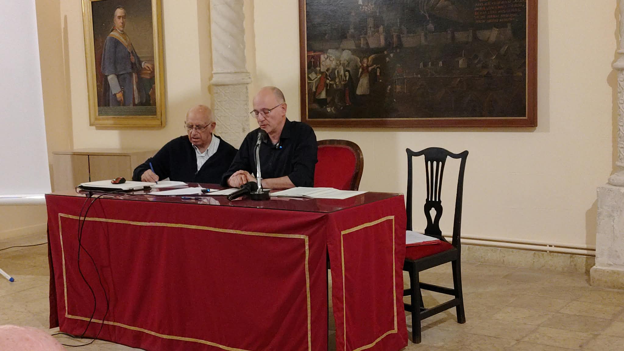 Primera xerrada de teologia. del curs. Ponent Ezequiel Mir. Curs 2026-27