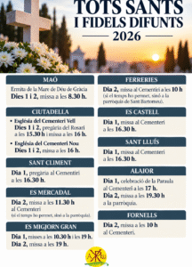 Cartell de Tots Sants 2026