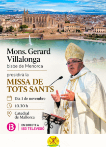 Missa de Tots Sant 2026 des de la Catedral de Mallorca. Presidida pel bisbe gerard