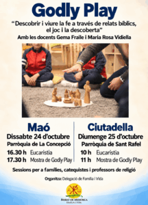 Sessions de Godly Play a Menorca. Octubre 2026